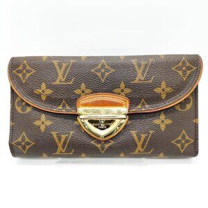 Authentic Louis Vuitton Brown Monogram Wallet 171-030526
